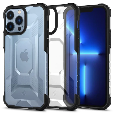 1- spigen-nitro-force-iphone-13-pro-max-matte-black-front-back.webp