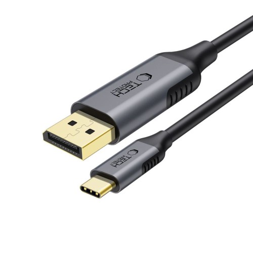 Przejdź do produktu Kabel USB-C do DisplayPort 1.4 Tech-Protect UltraBoost 8K 60 Hz, 1,8 m, czarno-szary