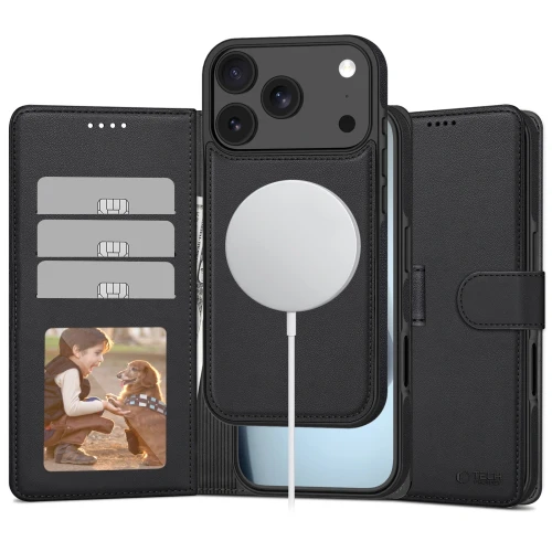 Przejdź do produktu Etui portfel MagSafe do iPhone 17 Pro Tech-Protect Wallet, czarne