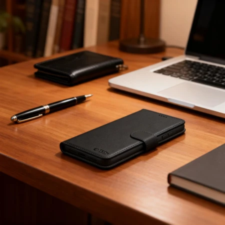 4-etui-tech-protect-wallet-galaxy-s26-na-biurku.webp