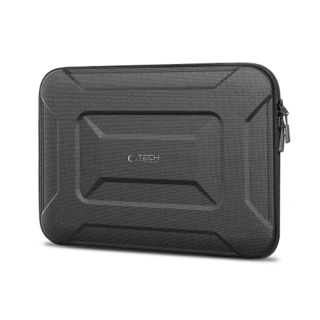 Etui Ranger-X Tactical ujete pod katem, widoczny profil sztywnej obudowy i zamek blyskawiczny biegnacy wzdluz krawedzi
