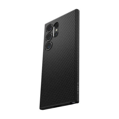 Tył etui Spigen Liquid Air pod kątem — matowa faktura antypoślizgowa
