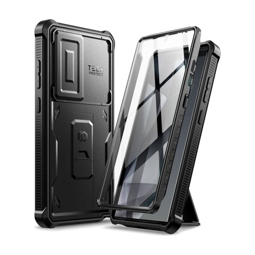 Przejdź do produktu Etui pancerne do Samsung Galaxy S24 Ultra Tech-Protect Kevlar Cam+ z osłoną aparatu, czarne