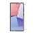 Samsung Galaxy S24 Ultra w przezroczystym etui FlexAir Hybrid MagSafe — widok frontu