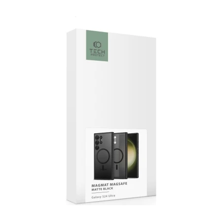 Pudełko etui Tech-Protect MagMat MagSafe Matte Black na Samsung Galaxy S24 Ultra