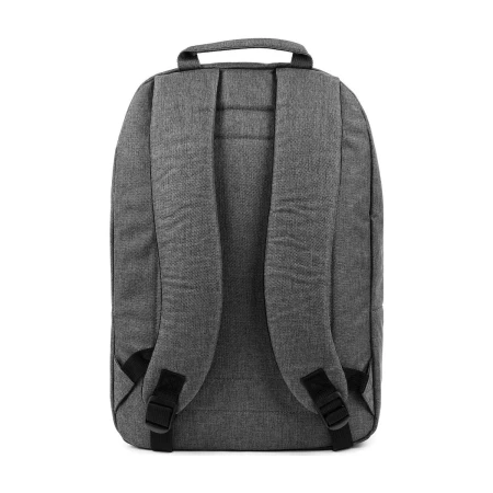 Tył plecaka Lenovo B210 — regulowane szelki, pikowany panel pleców i uchwyt do ręki