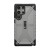 Przezroczyste etui UAG Plasma Ice do Samsung Galaxy S24 Ultra — tył z heksagonalnym wzorem