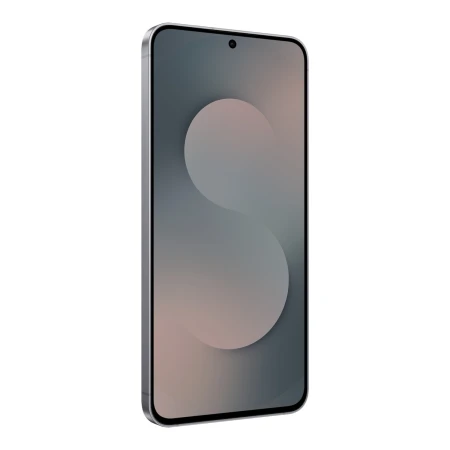 Samsung Galaxy S25 FE czarny — przód pod kątem, ramka Armor Aluminum