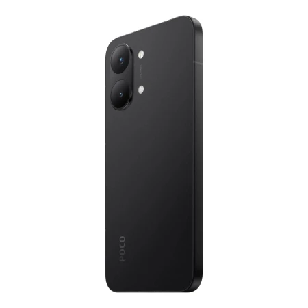 POCO X8 Pro Max czarny — tył pod kątem, wyspa aparatów