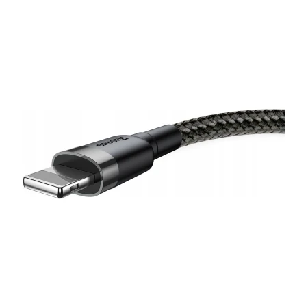 Wtyk Lightning kabla Baseus Cafule z bliska