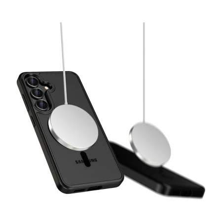 Tech-Protect MagMat na Galaxy S25 FE z ładowarką magnetyczną