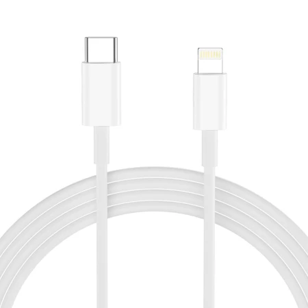 Ładowarka sieciowa USB-C 20 W z kablem Lightning Tech-Protect NC20W, biała