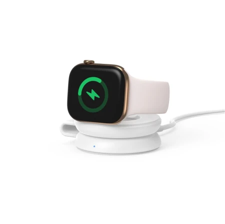 Ładowarka 2w1 MagSafe 25 W do iPhone i AirPods Tech-Protect A55, biała