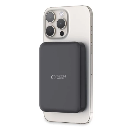 Powerbank MagSafe 10 000 mAh Tech-Protect LifeMag PB11, czarny
