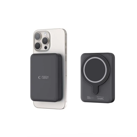Powerbank MagSafe 10 000 mAh Tech-Protect LifeMag PB11, czarny