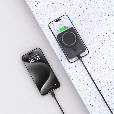 Powerbank MagSafe 10 000 mAh Tech-Protect LifeMag PB11, czarny