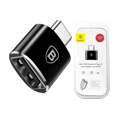 Adapter Baseus USB-C do USB-A z blistrem