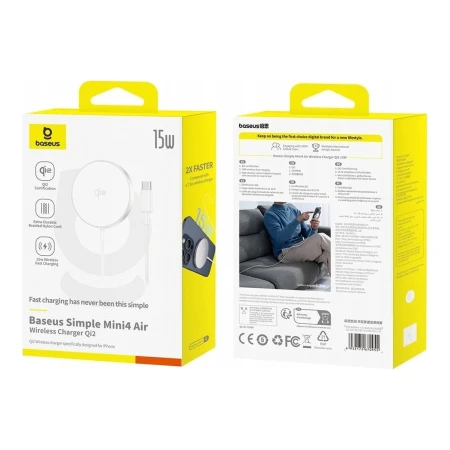 Opakowanie Baseus Simple Mini4 Air — przód i tył pudełka