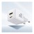 Ładowarka sieciowa Baseus Palm 30 W, biała — gniazda USB-A i USB-C od przodu
