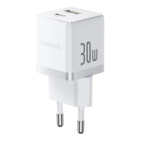 Baseus Palm 30 W — bok z napisem 30W i wtyczka EU