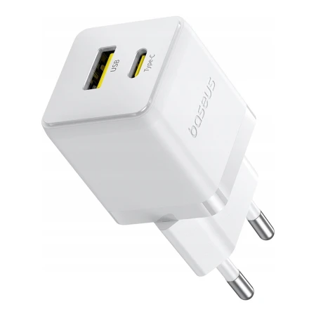 Baseus Palm 30 W pod kątem — wtyczka EU i porty