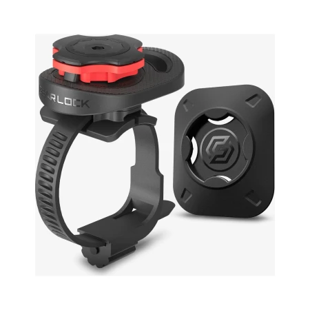 Uchwyt rowerowy Spigen Gearlock MS100 na kierownicę lub mostek, czarny — z uniwersalnym adapterem Gearlock