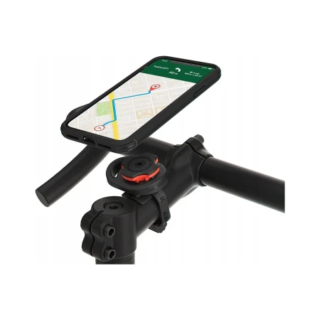 Spigen Gearlock MS100 na mostku roweru z telefonem — nawigacja
