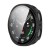Tech-Protect Defense czarne matowe na Galaxy Watch 8 40 mm — od przodu