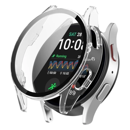Tech-Protect Defense360 przezroczyste na Samsung Galaxy Watch 7 44 mm – etui przed zegarkiem, widok 3/4