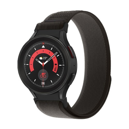 Przejdź do produktu Pasek do Samsung Galaxy Watch 4 / 5 / 6 / 7 / FE Tech-Protect Nylon, czarno-pomarańczowy