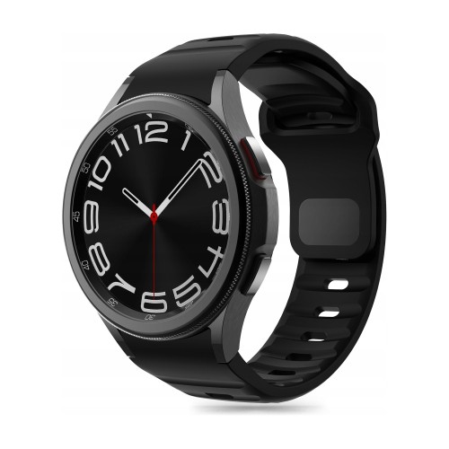 Przejdź do produktu Pasek do Samsung Galaxy Watch 4 / 5 / 6 / 7 / FE Tech-Protect Silicone Line, czarny
