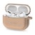 Etui Tech-Protect Silicone Rope caffe latte na AirPods Pro – otwarte, ze słuchawkami