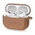 Etui Tech-Protect Silicone Rope czekoladowe na AirPods Pro – otwarte, ze słuchawkami