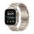 Bransoleta Tech-Protect Stainless Starlight (jasna) na Apple Watch Ultra – widok 3/4