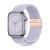Pasek Tech-Protect NylonMag fioletowy (Periwinkle) na Apple Watch – widok 3/4, metalowe zapięcie magnetyczne