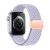 Tył Apple Watch z paskiem NylonMag fioletowym (Periwinkle) – metalowe zapięcie magnetyczne