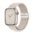 Pasek Tech-Protect NylonMag tytanowy (Natural Titanium) na Apple Watch – widok 3/4, metalowe zapięcie magnetyczne