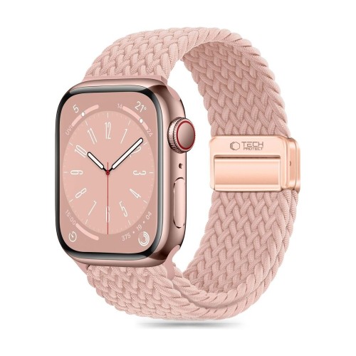 Przejdź do produktu Pasek do Apple Watch 40/41/42 mm Tech-Protect NylonMag, różowy