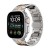 Bransoleta Tech-Protect Stainless Titanium/Orange na Apple Watch Ultra – widok 3/4, pomarańczowy pas na ogniwach