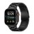 Czarna bransoleta Tech-Protect Stainless na Apple Watch Ultra – widok 3/4