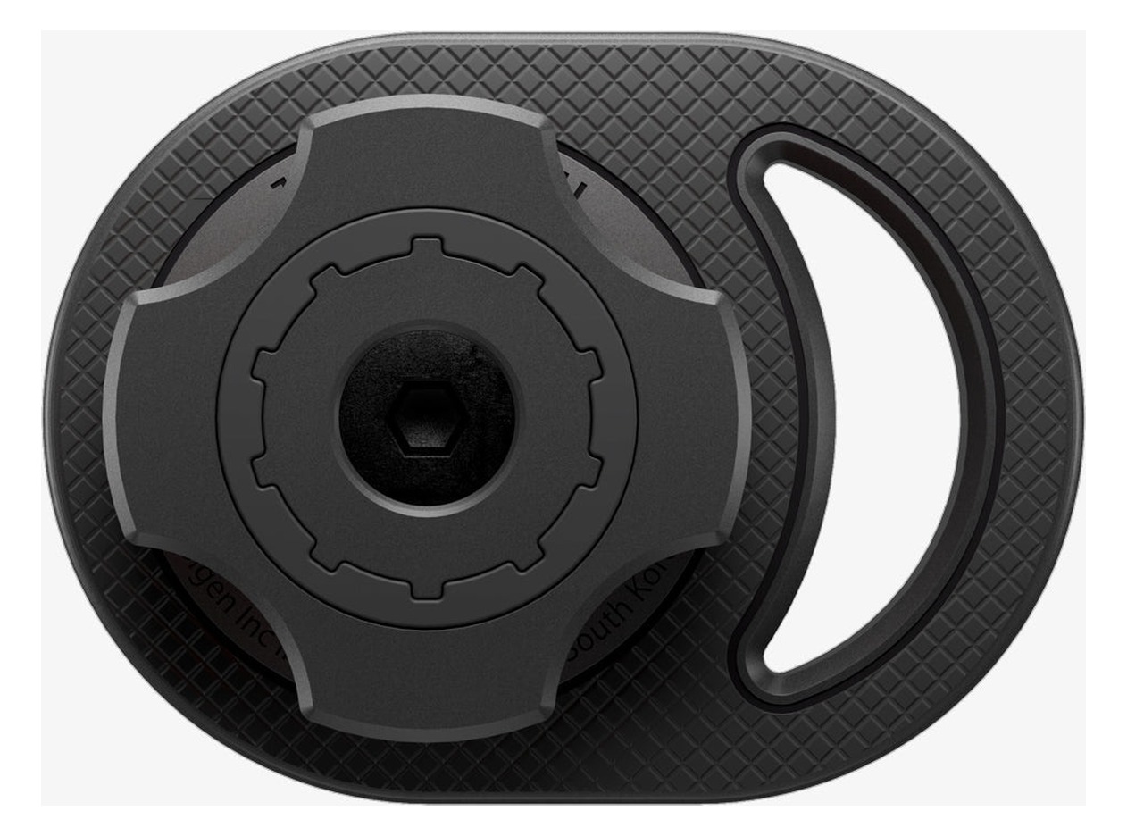 Głowica Spigen Gearlock MS100 od góry — gniazdo zatrzasku na adapter