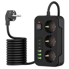 Przedłużacze i listwy – listwy z zabezpieczeniem, z USB/USB-C PD oraz przedłużacze USB