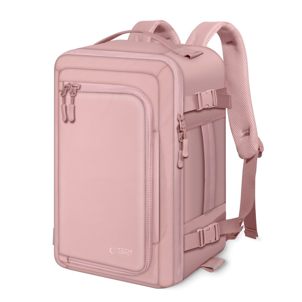 Plecak na laptopa 15,6 cala Tech-Protect Defender S50, 20 l, różowy