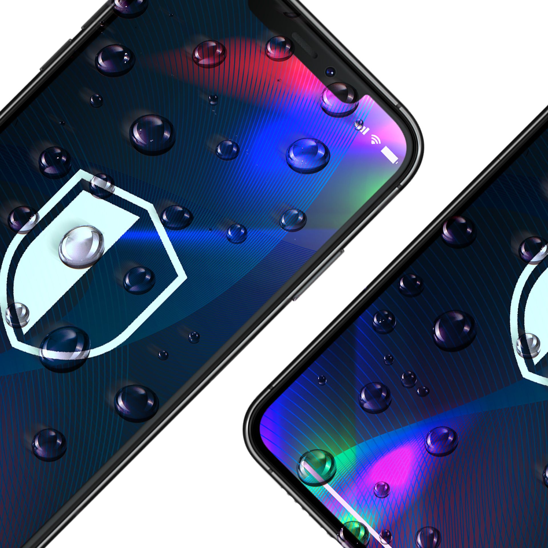Szkło 3mk HARDY pokazane na ekranie Samsung Galaxy S23 Plus