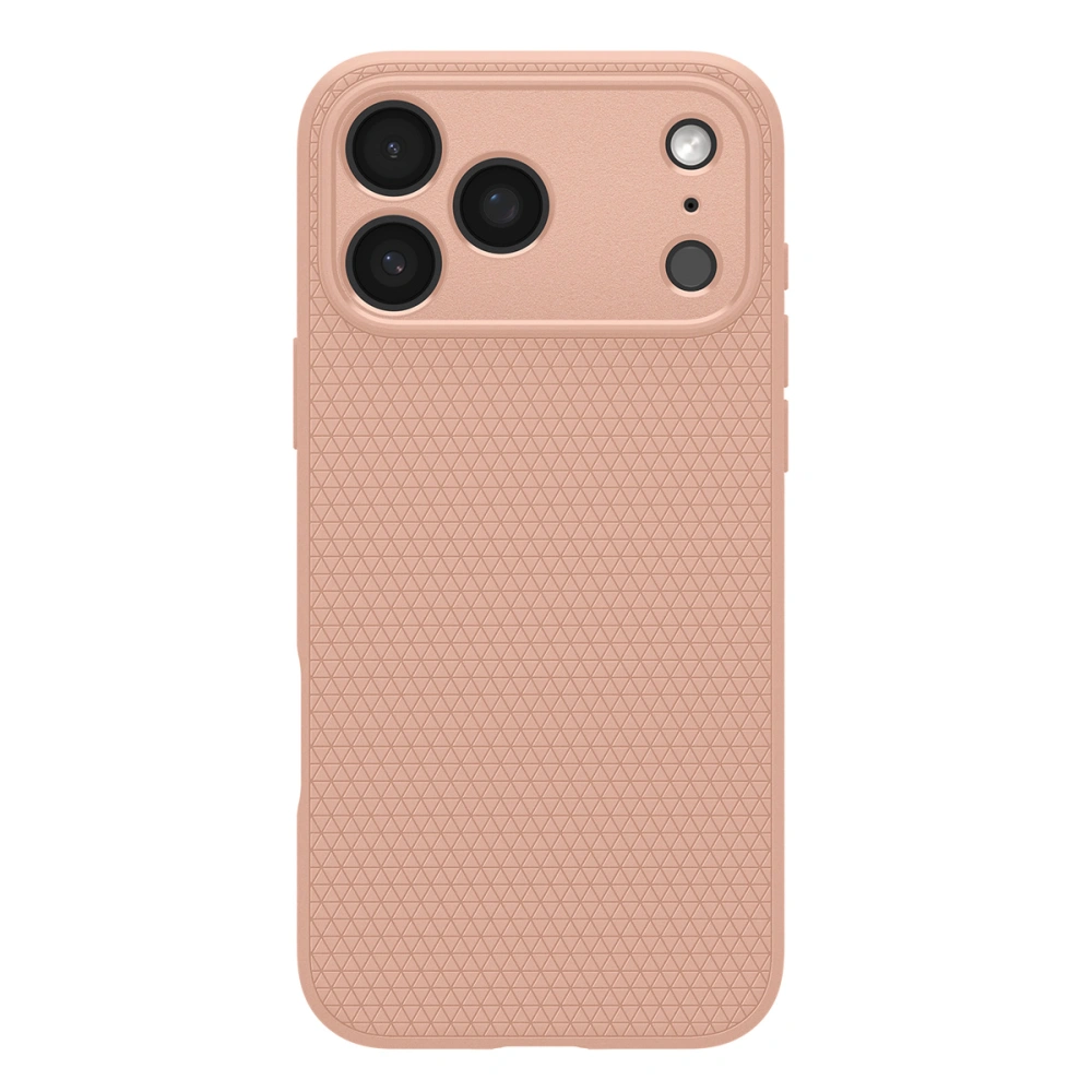 Tylna strona etui Spigen Liquid Air Rose Titanium do iPhone 17 Pro Max z widocznym wzorem