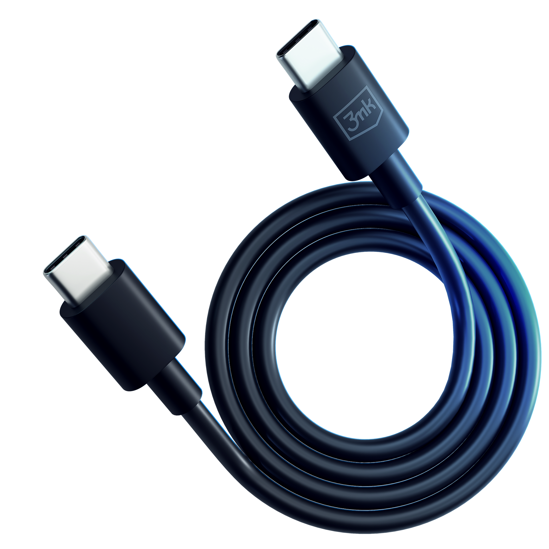 Kabel 3mk Hyper Cable USB-C 1,2 m w codziennym użyciu przy biurku