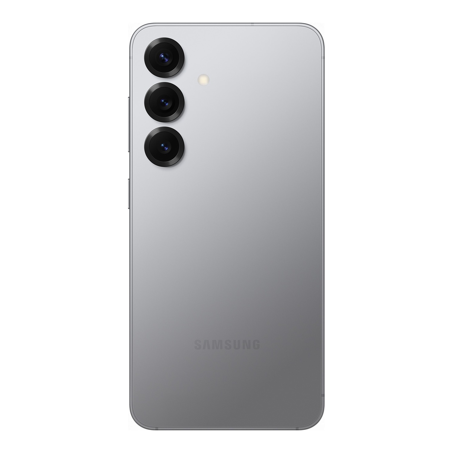 Samsung Galaxy S25 srebrny — tył z potrójnym aparatem