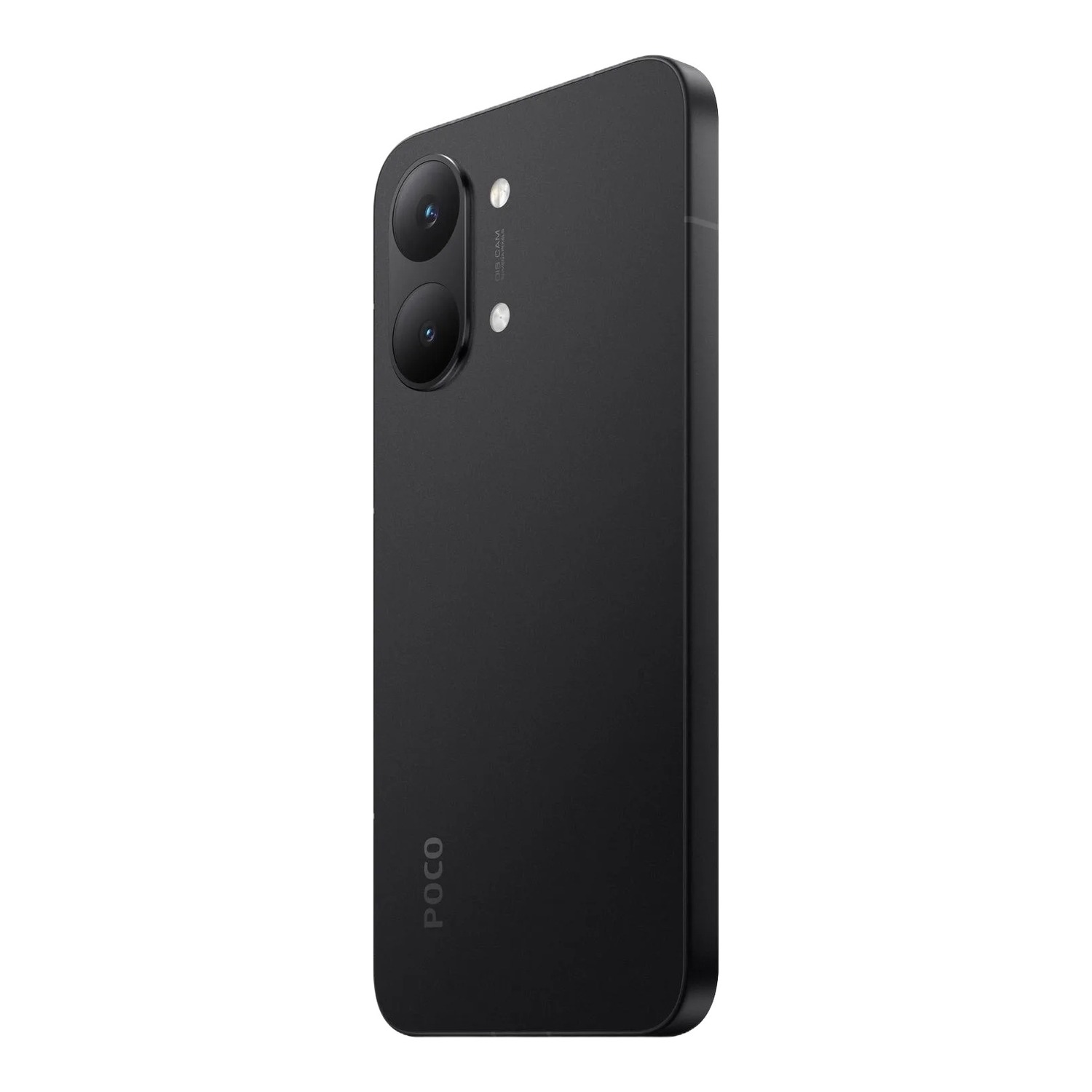 POCO X8 Pro Max czarny — tył pod kątem, wyspa aparatów