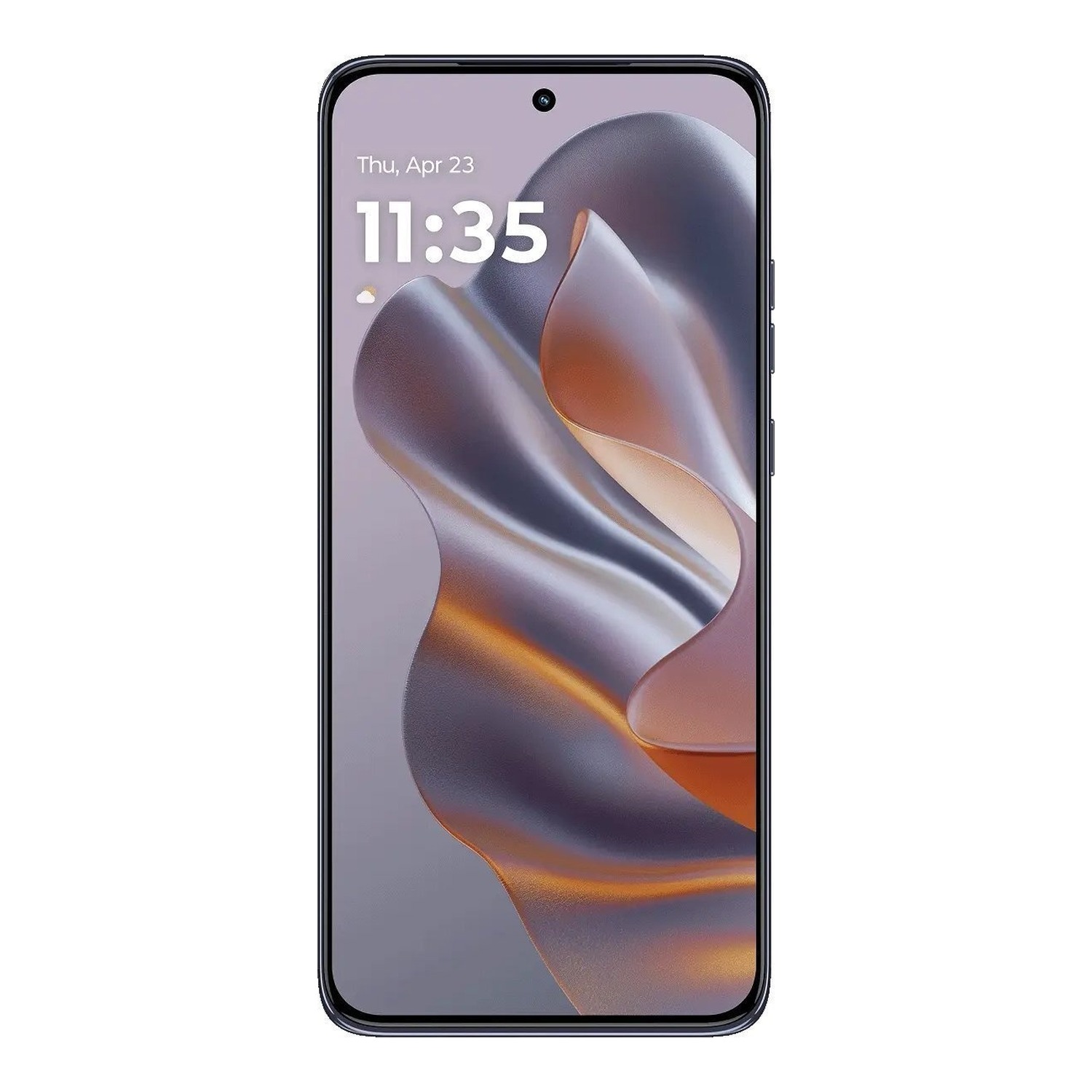 Motorola Edge 60 Neo szary — przód z ekranem pOLED 6,36 cala