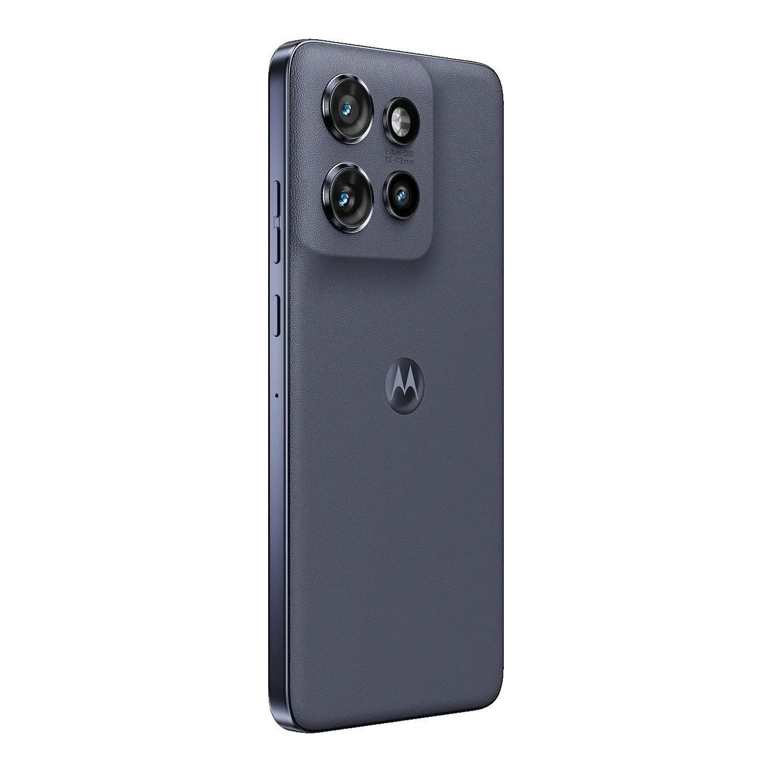 Motorola Edge 60 Neo szary — tył pod kątem, wyspa aparatów